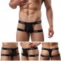 Low-waisted Ventilation Men Underwear hollow out Briefs Angle Underpants BG L
