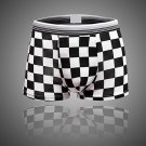 Men\'s Fashion Grid Pattern Underwear Sexy Shorts Boxer Cotton Underpants
