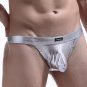 Mens Faux Leather Metallic Underwear Briefs Thong Underpants G-String