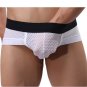 Low-waisted Ventilation Men Underwear Boxer Briefs Straight Angle Underpants BK