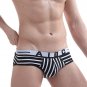 Fashion Mens Brief Cotton Strip Underwear shorts boxers underpants