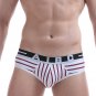 Fashion Mens Brief Cotton Strip Underwear shorts boxers underpants