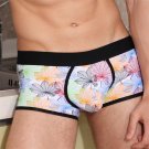 MIBOER Mens Boxers Sexy Underwear Men Print Cuecas Boxer Shorts U Pouch Male Underpants M-XXL