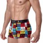Free Shipping New men\'s silk boxer underwear Multicolor Size L XL XXL XXXL #8156R2
