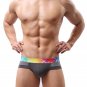 Mens Underwear Breathable Briefs Shorts Bulge Pouch Soft Underpants BK/L