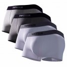 THREEGUN 1PCS MEN Boxers Low Waist Male Underwear Breathable Solid Cuecas Calzoncillos Hombre Sale P