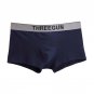 THREEGUN 1PCS MEN Boxers Low Waist Male Underwear Breathable Solid Cuecas Calzoncillos Hombre Sale P