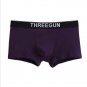 THREEGUN 1PCS MEN Boxers Low Waist Male Underwear Breathable Solid Cuecas Calzoncillos Hombre Sale P