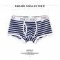 PINK HEROES Comfortable Panties shorts boxershorts Men mens boxers Sexy Striped Cotton Man Underwear
