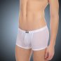 Men Sexy ultrathin Transparent Boxer Nylon Ice Silk Underwear Shorts Exotic Boxers JQK #309