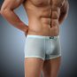 JQK men boxer underwear boxers men\'s U high elastic convex seamless silk waist slim large male boxe