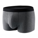 New Plus Size Male Boxer Underwear Flat Panties Cotton Shorts Man Sexy Underpants Trunk U-convex Box