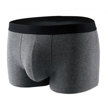 New Plus Size Male Boxer Underwear Flat Panties Cotton Shorts Man Sexy Underpants Trunk U-convex Box