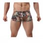 Hot Sexy Men Underwear Boxers underpant Cotton Male Panties Shorts Vintage Printing Flowers Man Pant