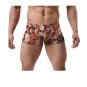 Hot Sexy Men Underwear Boxers underpant Cotton Male Panties Shorts Vintage Printing Flowers Man Pant