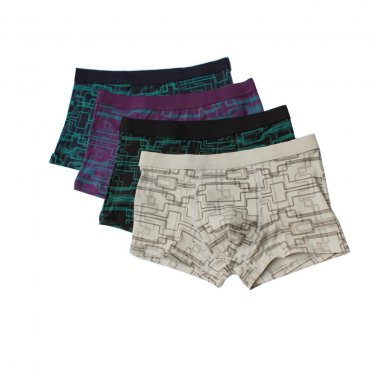 LAD Brand Mens Boxers trunks Men Underwear Boxers Shorts Cotton Men Boxers Solid Men\'s Soft Underpa