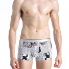 Men Silky Boxer Shorts Nylon Black Underwear Brand Trunk Sheer Boxer Shorts Calvn Cuecas Underwear C