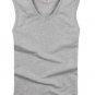 Plus Size Man\'s cotton pure color seamless underwear clothing close-fitting broad shoulders V neck 