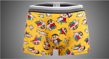 Free Shipping pull in underwear men waist pants U convex design personality cartoon boxer shorts SIZ