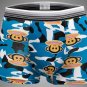 Free Shipping pull in underwear men waist pants U convex design personality cartoon boxer shorts SIZ