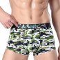 Free Shipping pull in underwear men waist pants U convex design personality cartoon boxer shorts SIZ