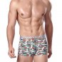 Free Shipping pull in underwear men waist pants U convex design personality cartoon boxer shorts SIZ