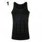 Men\'s Slim Body Shaper Vest Tops Shirt Tummy Waist Underwear Beer Belly Slimmer 6L7X