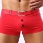 Free Shipping Men\'s fashion Button Underwear cotton Boxer breathable panties sexy Boxer shorts Size