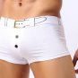 Free Shipping Men\'s fashion Button Underwear cotton Boxer breathable panties sexy Boxer shorts Size
