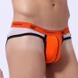 Hot Patchwork Men G String Thong Underwear Comfort Cotton Jockstrap Sides Transparent Mesh Back Open