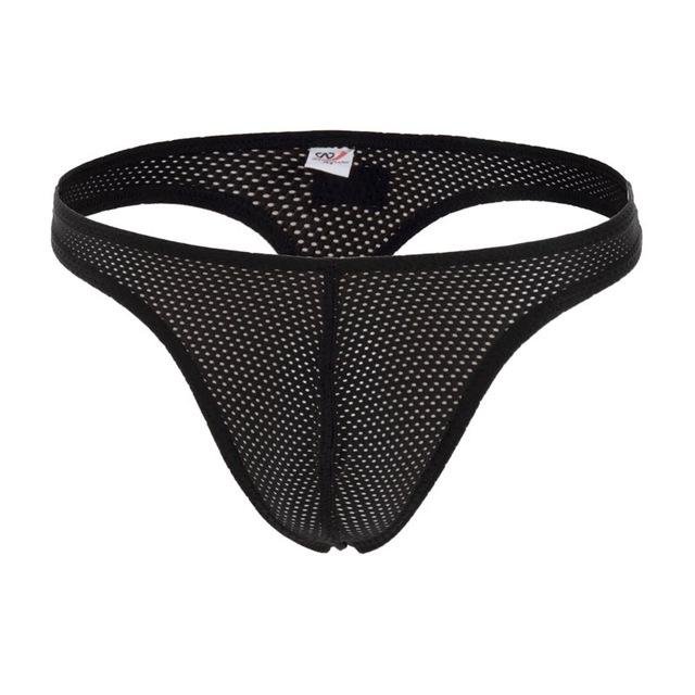 Sexy Cool Man Thongs G Strings Men Underwear Mesh Design Breathable Mens Underpants Thong Hombre B 