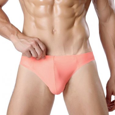 Solid Sexy Men Underwear Briefs Cotton Seamless String Bikini Tanga Calcinha Slip Gay Ropa Interior 
