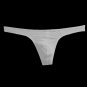 Ahkuci 2017 Mens Transparent Ice Silk Thong Underwear Sexy Men G-String Solid Gay Bikini Swimwear Le