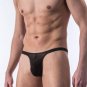 Ahkuci 2017 Mens Transparent Ice Silk Thong Underwear Sexy Men G-String Solid Gay Bikini Swimwear Le