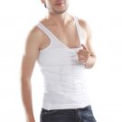 Men Women Underwear Solid Men Shaper Vest Body Slimming Tummy Belly Waist Accessories Girdle Shirt S