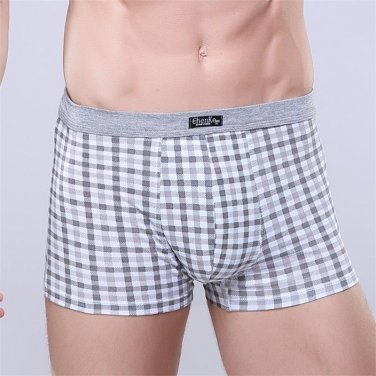 Chenke365 Underwear Men Boxer Cotton Plaid Male Shorts Panties Sexy Mens Boxers Homme Brand Underpan