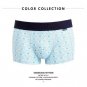 PINK HEROES Men Underwear Boxers Ocean Wind Cotton Sexy Men Boxer Underwear Striped Wave Print Mens