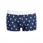 PINK HEROES Men Underwear Boxers Ocean Wind Cotton Sexy Men Boxer Underwear Striped Wave Print Mens