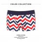 PINK HEROES Men Underwear Boxers Ocean Wind Cotton Sexy Men Boxer Underwear Striped Wave Print Mens