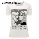 I Want To Be A Cat Manga T-Shirt Pastel Goth Anime Grunge Goth Tumblr Clothing Kawaii Hipster Punk I