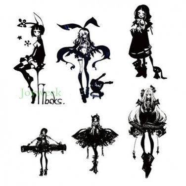 Waterproof Temporary Tattoo Sticker large size Japan Manga anime culture tatto stickers flash tatoo 