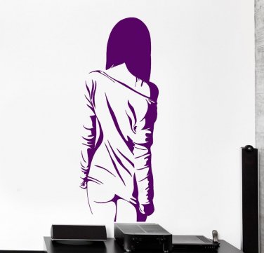 Home Decoration Wall Vinyl Decal Anime Manga Sexy Teen Girl Naked Cool Sticker Living Room Wall Pape