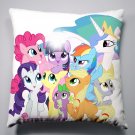 Anime Manga My Little Pony Rainbow Horse Pillow 40x40cm Pillow Case Cover Seat Bedding Cushion 011