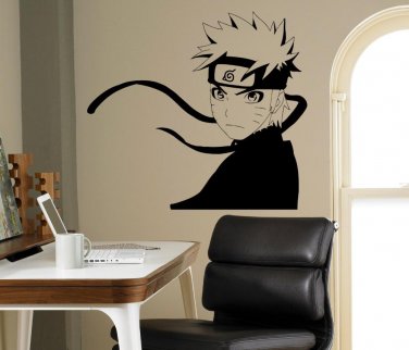 Japanese Manga Wall Declas Naruto Ninja Famous Pattern Waterproof Wall Mural Sticker Nursery Boys Be