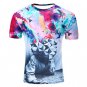 Men summer T-shirt Lightning cat 3d style 2016 fashion brand clothing camiseta hombre manga corta Fr