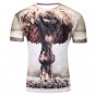 Men summer T-shirt Lightning cat 3d style 2016 fashion brand clothing camiseta hombre manga corta Fr