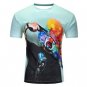 Men summer T-shirt Lightning cat 3d style 2016 fashion brand clothing camiseta hombre manga corta Fr