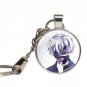 Tokyo Ghoul Keychain Glass Cabochon Kaneki Ken Key Chains Glass Dome Anime Japanese Manga Fans Key R