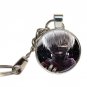 Tokyo Ghoul Keychain Glass Cabochon Kaneki Ken Key Chains Glass Dome Anime Japanese Manga Fans Key R