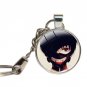 Tokyo Ghoul Keychain Glass Cabochon Kaneki Ken Key Chains Glass Dome Anime Japanese Manga Fans Key R